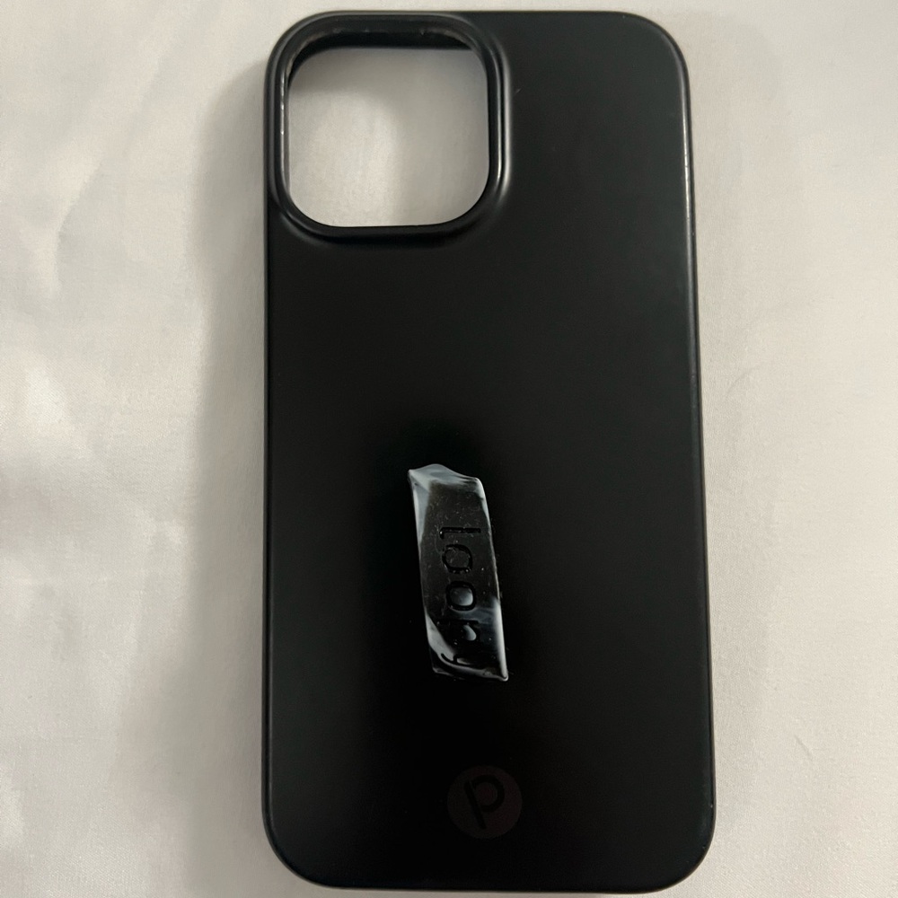 iPhone 13 Pro Max Loopy Case Black Phone Case